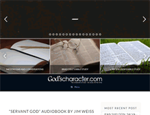 Tablet Screenshot of godscharacter.com